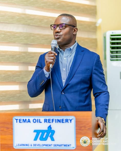 As part of efforts to assess and support the performance of agencies , the Minister of Energy and Green Transition today conducted working visits to the Tema Oil Refinery (TOR) and the Ghana Grid Company (GRIDCo).  At TOR, the Minister toured ongoing upgrading works, gaining firsthand insight into the facility’s operations. He reaffirmed TOR’s strategic importance to Ghana’s energy security and industrial development while expressing concern over persistent leadership instability, which has hindered progres