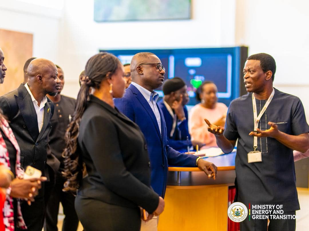 As part of efforts to assess and support the performance of agencies , the Minister of Energy and Green Transition today conducted working visits to the Tema Oil Refinery (TOR) and the Ghana Grid Company (GRIDCo).  At TOR, the Minister toured ongoing upgrading works, gaining firsthand insight into the facility’s operations. He reaffirmed TOR’s strategic importance to Ghana’s energy security and industrial development while expressing concern over persistent leadership instability, which has hindered progres