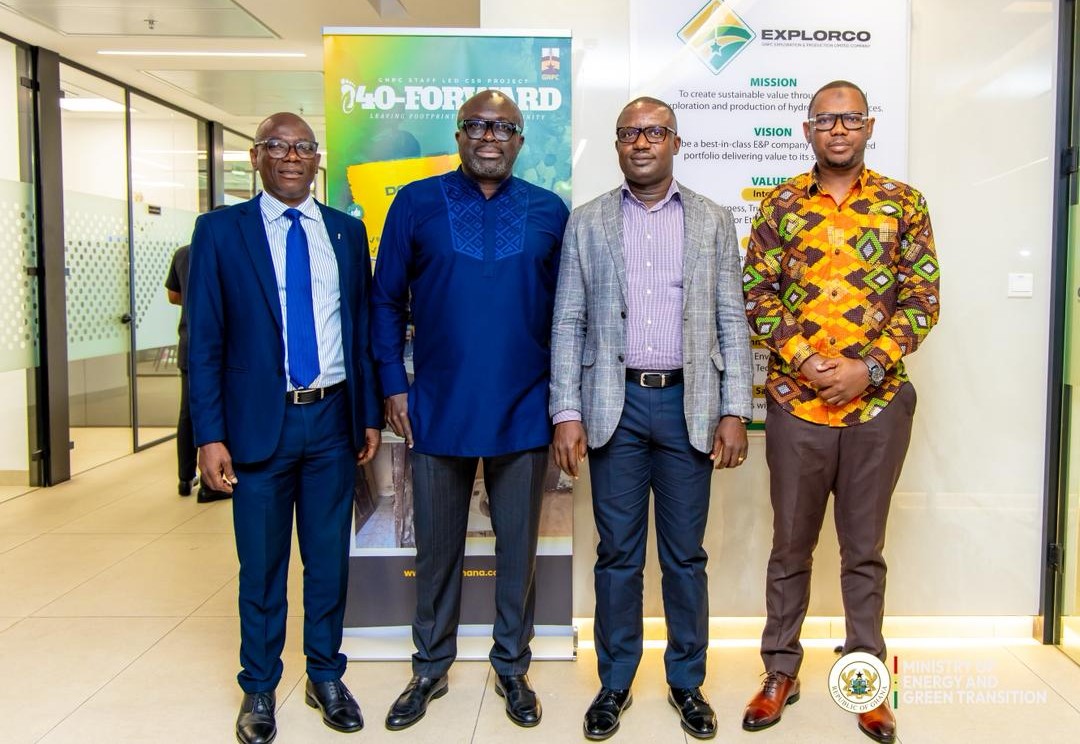 Minister Tours GNPC, Explorco
