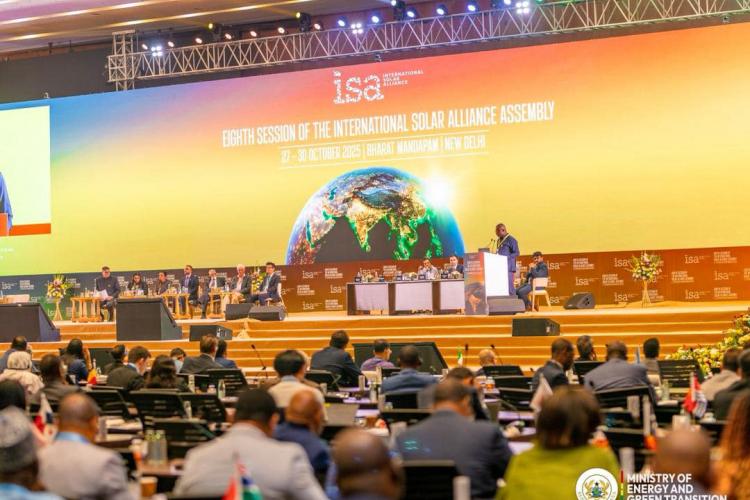 Ghana’s Energy Minister Delivers Africa’s Regional Report at ISA Assembly 