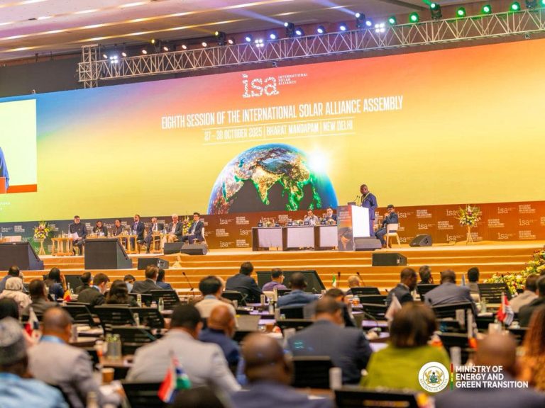 Ghana’s Energy Minister Delivers Africa’s Regional Report at ISA Assembly
