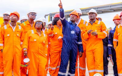 Energy Minister Inspects Ongoing Works at Atuabo Gas Processing Plant