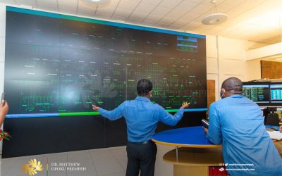 Minister’s working visit to to the GRIDCo site in Tema to familiarize himself with the progress of work